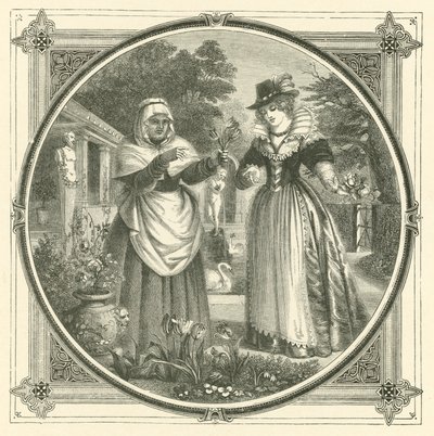 Každá květina nakonec ztrácí svůj parfém (rytina) od John Leighton