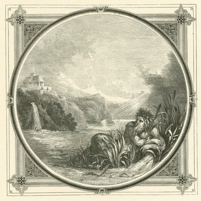 Jsem dojatý, nezlomený vlnami (rytina) od John Leighton