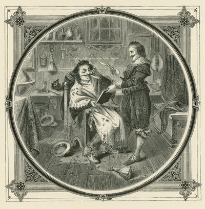 Kdo by se naučil dobře holit, měl by nejprve cvičit na bláznovských vousech (rytí) od John Leighton