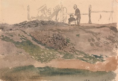 Figury na bance, Kensington Gravel Pits od John Linnell