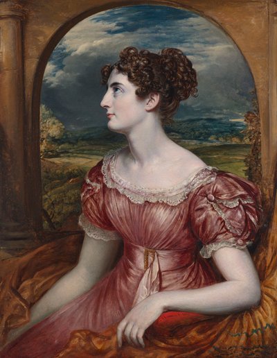 Slečna Puxleyová [1826, Royal Academy of Arts, Londýn, katalog výstavy] od John Linnell