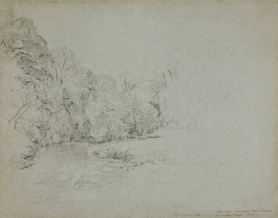 Pike Pool, Beresford Hall, Derbyshire od John Linnell