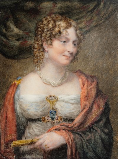 Portrét Anne Law (rozené Towry), 1. lady Ellenborough od John Linnell