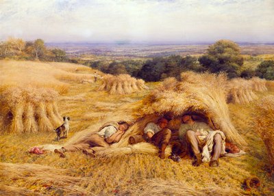 Polední odpočinek, 1862 od John Linnell
