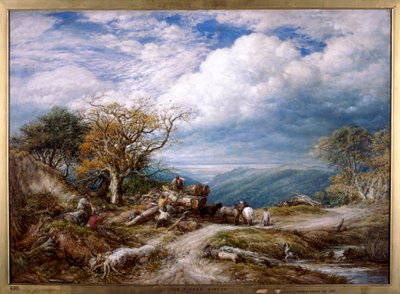 "Vagón dřeva", 1872. od John Linnell