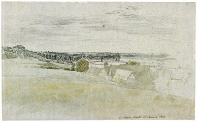Pohled na Amwell Hill, poblíž Ware, v Hertfordshire, 1814. John Linnell od John Linnell