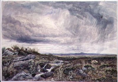 Počasí s přeháňkami, Bettws-y-Coed od John Lloyd Bond