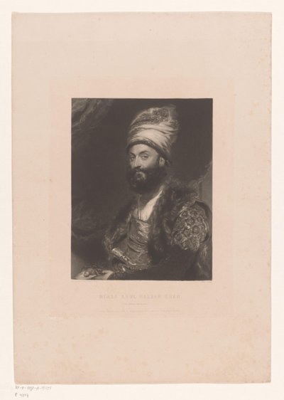 Portrét van Mirza Abolhassan Khan Ilchi Mirza Abul Hassan Khan / (Perský velvyslanec) (titul na předmětu) od John Lucas