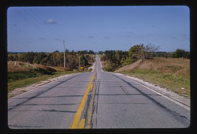 Highway 6, západně od města Adel, Iowa, USA od John Margolies