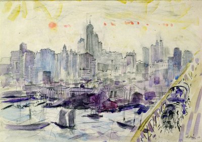 Brooklynský most, New York od John Marin