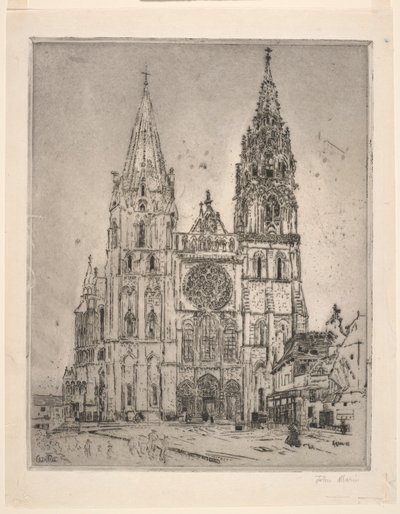 Katedrála v Chartres od John Marin