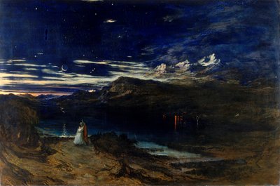 Arthur a Aegle v Happy Valley, 1849 od John Martin
