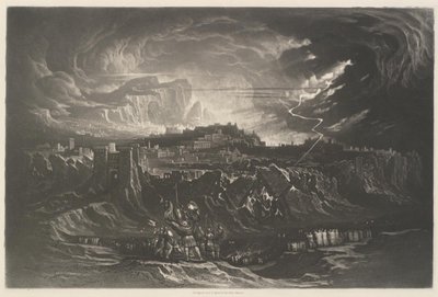 Pád hradeb Jericha od John Martin