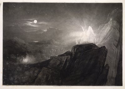 Ilustrace ze Ztraceného ráje od John Martin