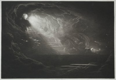 Ztracený ráj: Stvoření světla, 1824. od John Martin