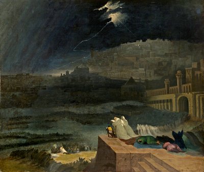Pokání z Ninive, kolem roku 1840 od John Martin