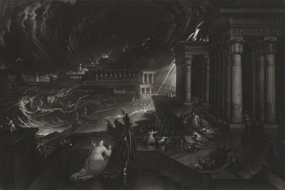 Sedmý mor, kolem roku 1824 (mezzotinta) od John Martin