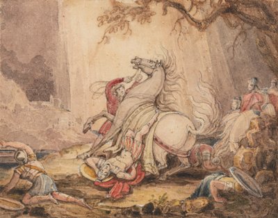 Obrácení Saula od John Martin