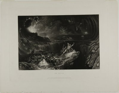 Potopa, z ilustrací Bible od John Martin