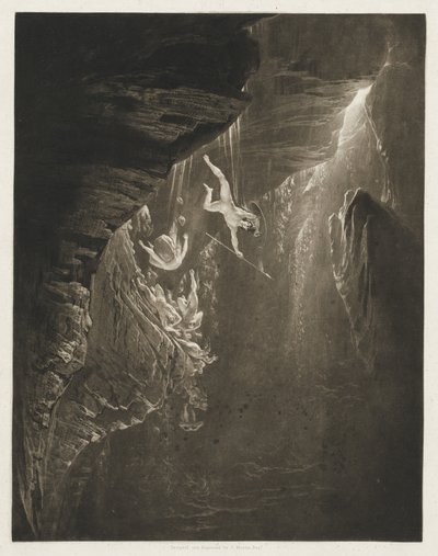 Pád vzbouřených andělů, Ztracený ráj, kniha 1, verš 44 od John Martin