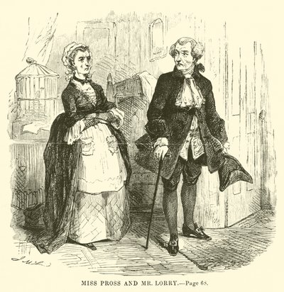 Ilustrace k Příběhu dvou měst, Charles Dickens od John McLenan