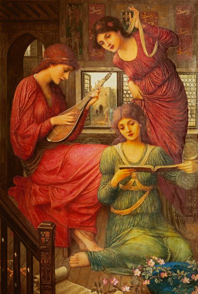 Ve zlatých dnech, od John Melhuish Strudwick