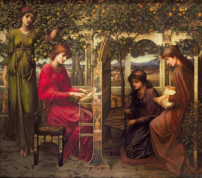 Svatá Cecílie od John Melhuish Strudwick