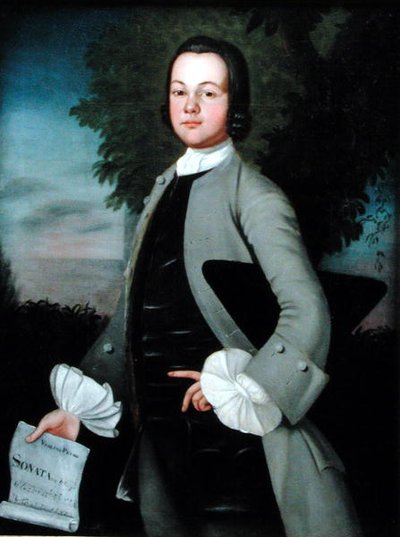 Autoportrét, cca 1753-54 (olej na plátně) od John Meng