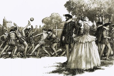 Královna Alžběta I. byla brutálním sportem zděšena. od John Millar Watt