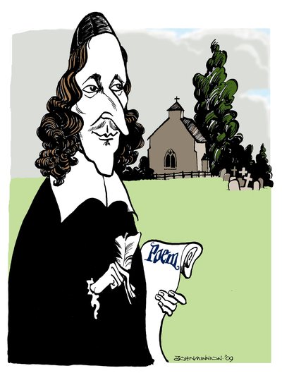 George Herbert - velšský básník, řečník , anglikánský kněz od John Minnion