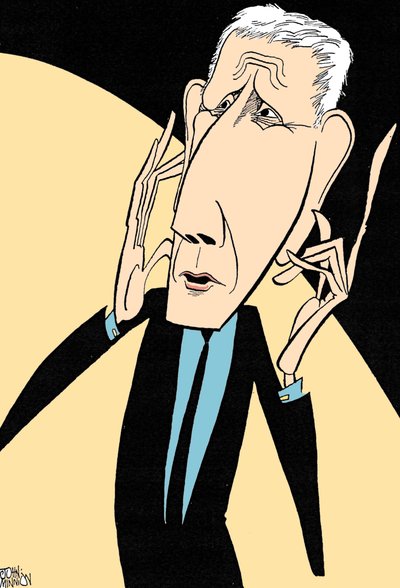Jonathan Miller, karikatura John Minnion od John Minnion