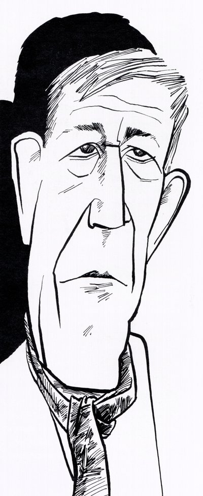 Oskar Kokoschka, karikatury od John Minnion