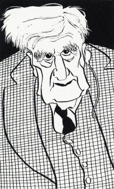 Ralph Vaughan Williams - karikatura od John Minnion