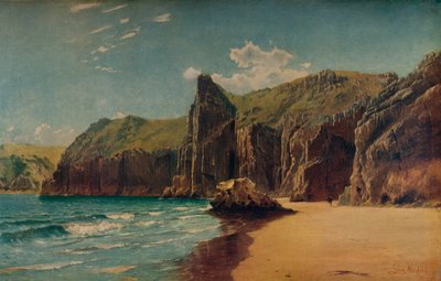Cliffs at Barlow, c1877. od John Mogford