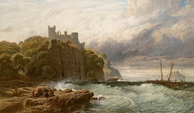 Hrad Culzean, Ayrshire, 1877 od John Mogford