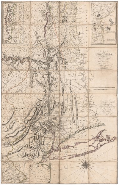 Mapa New Yorku od Montresor od John Montresor