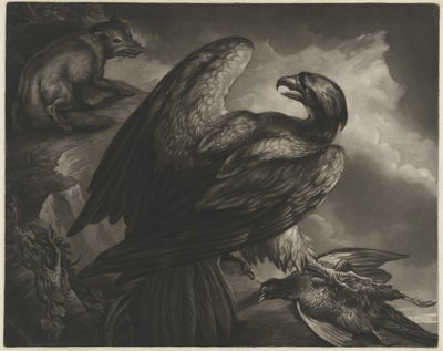 Orel a Liška od John Murphy after James Northcote