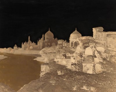 Tádž Mahal z východu,cca. 1858-1862 (foto) od John Murray