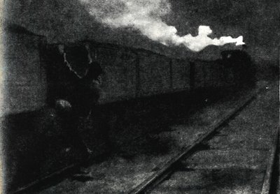 Útěk vlakem, listopad 1899, 1945. od John Nash