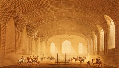 The Riding House from Views of the Royal Pavilion, Brighton od Johna Nashe od John Nash