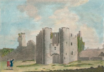 Gate of Pembroke Castle, Pembrokeshire, 1785 od John Newton