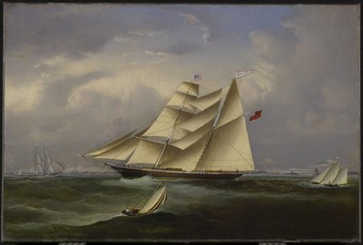 Oceánská nevěsta opouštějící Halifax Harbour, 1854 od John OBrien