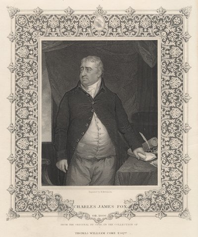 Charles James Fox (rytina) od John Opie