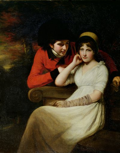 Námluvy v parku, 1797 od John Opie