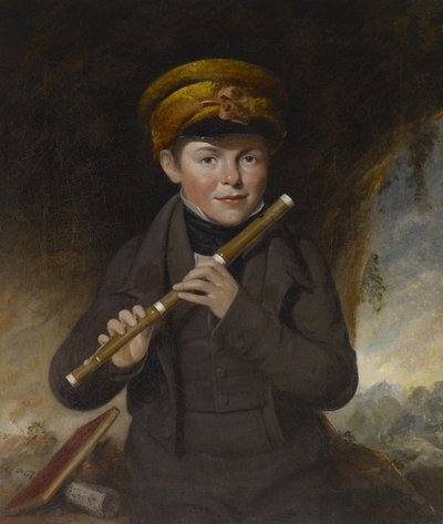 John Gurney, hráč na malou flétnu, kolem roku 1800 od John Opie