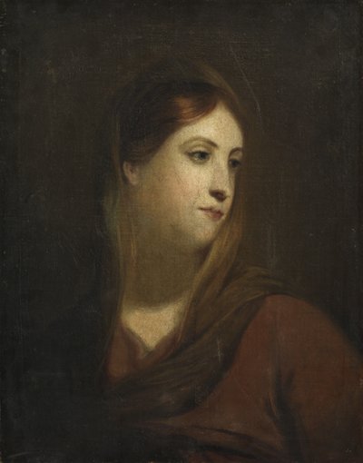 Skica pro ženskou hlavu, cca 1800 od John Opie
