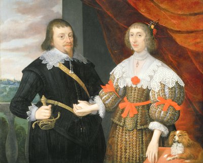 Portrét manžela a manželky od John Parker