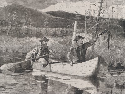 Odchyt v Adirondacks Každou sobotu, sv. I, Nová řada, 24. října 1870. od John Parker Davis