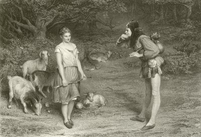 Prubířský kámen a Audrey od John Pettie