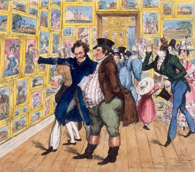 Conception over Expression, aneb The Acme of Pictorial Criticism, 1829. od John Phillips